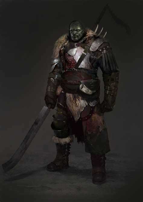 Pin By Ulysses On Fantasy Art Character Art Orc Fighter Dnd Race