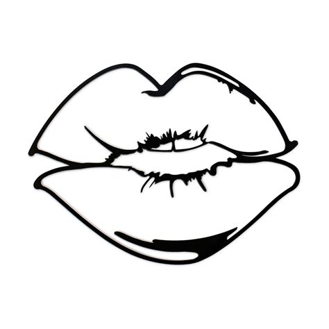 Lips Outline Drawing Free Download On Clipartmag
