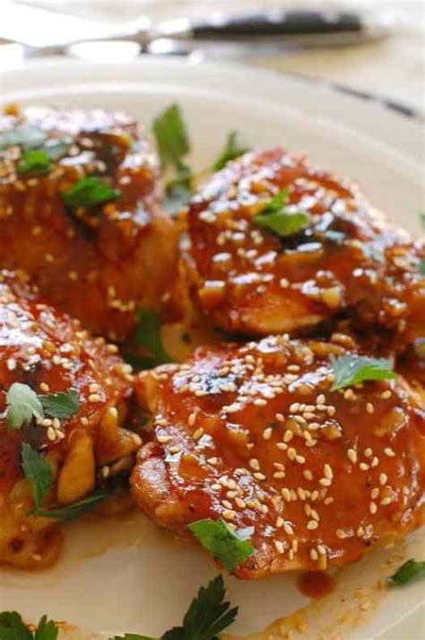 Soy Honey Glazed Chicken Thighs Joes Healthy Meals