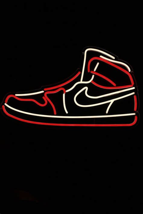 Air Jordan 1 Shoes Led Neon Light Sign Hypebeast Neon Shoes Hd Phone