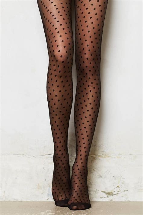 Polka Dots Polka Dot Tights Style Fashion