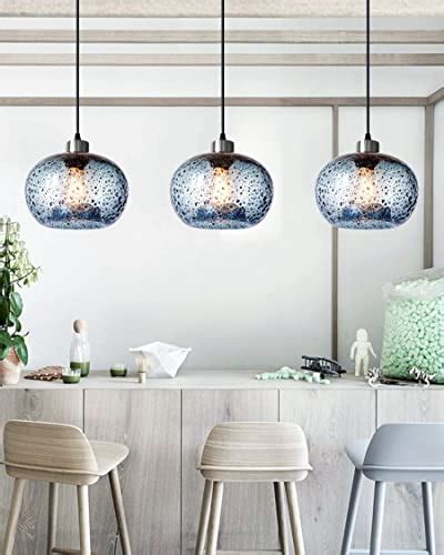 casamotion pendant lighting hand blown glass drop ceiling lights for kitchen island vintage