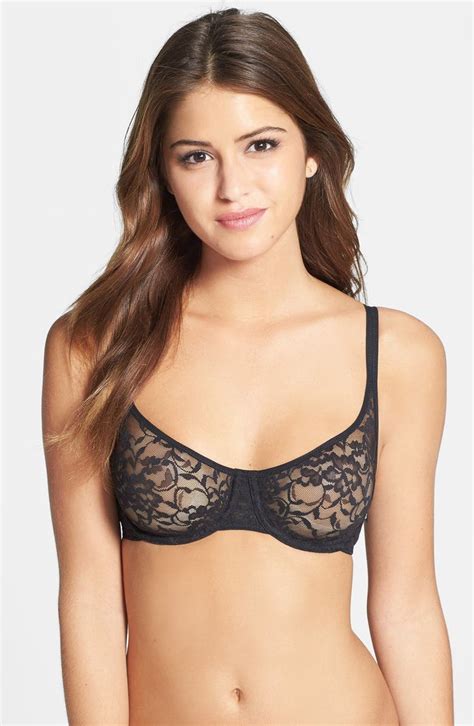 Dkny Signature Lace Unlined Underwire Demi Bra Nordstrom