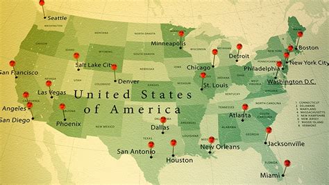 Us Map With Cities Usa Largest Cities Map Just Select The States