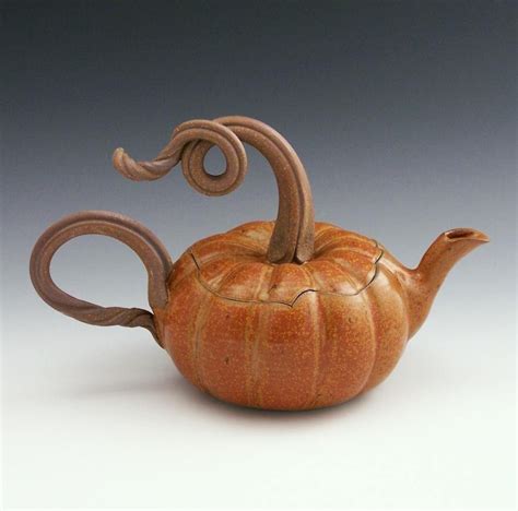 Pumpkin Teapot Tea Pots Pumpkin Tea Ceramic Teapots