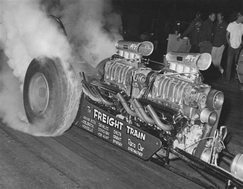 Vintage Drag Racing Dragster The Freight Train Drag Cars Drag
