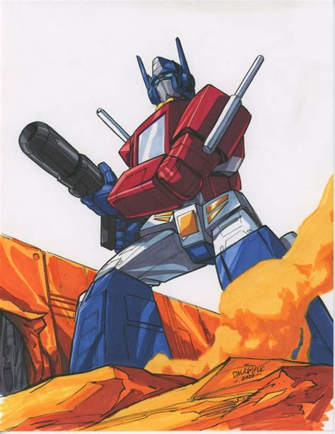 Optimus Prime By Scott Dalrymple Transformers Starscream