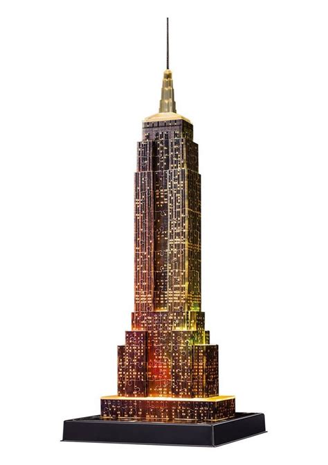 Ravensburger 3d Puzzle 216 Teile Empire State Building Night
