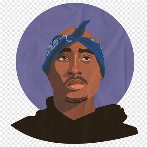 Tupac Shakur Illustration Tupac Shakur Drawing Art Thug 2pac Purple