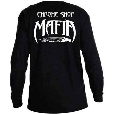 Chrome Shop Mafia Long Sleeve Black T Shirt 4 State Trucks