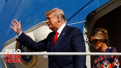 Watch Trumps Arrive In Florida After White House Departure Youtube