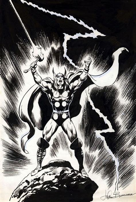 Thor By John Buscema Comic Book Artists Comic Artist Comic Books Art