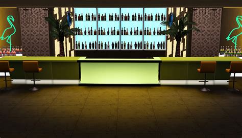 Mod The Sims Light Up Bar Shelves Updated 02062021