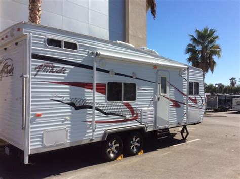 The toy haulers include a 40 gallon fuel station and 4.0k onan generator to keep the. Eclipse Attitude Toy Hauler RVs for sale