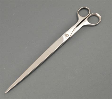 Due Buoi Forged Scissors 25 Cm Long For Home And Work Entirely In