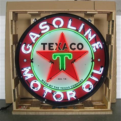 Neonetics Texaco Motor Oil 3 Foot Neon Lighted Sign 9txoil