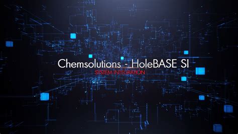 Chemtest Launches New Chemsolutions Connector For Holebase Si