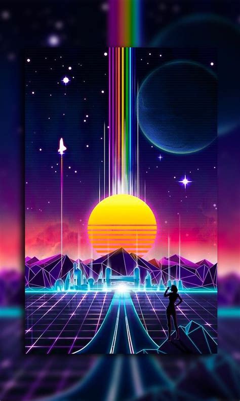 Retrowave Android Wallpapers Wallpaper Cave