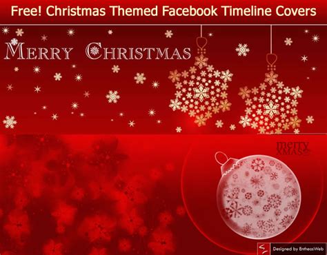 Free Christmas Themed Facebook Timeline Covers Entheosweb