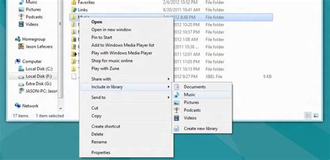 How To Use Library Folders In Windows