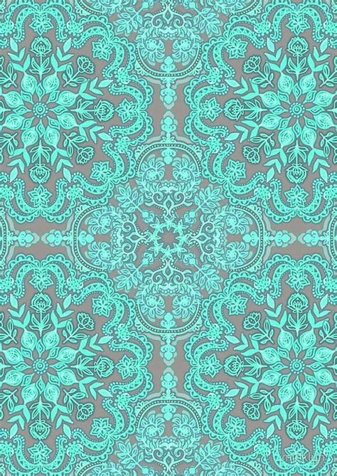 Pin By Emerald On Awesome Variety Pictures Pattern Art Mint Green