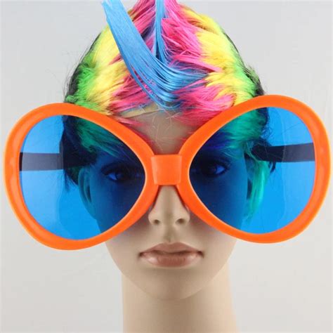 Holiday Party World Cup Fans Glasses Extra Large Funny Glasses Dance Performances Glasses Props
