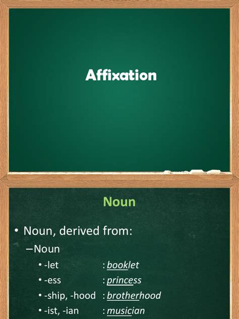 Affixation Verb Adj And Adv Pdf Adjective Linguistic Morphology