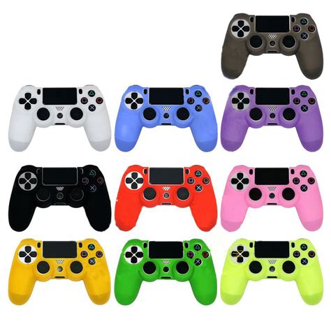 For Ps4 Sony Playstation 4 Slim Controller Case Silicone Soft Flexible