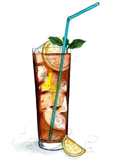 Iced Tea Drawing At Getdrawings Free Download