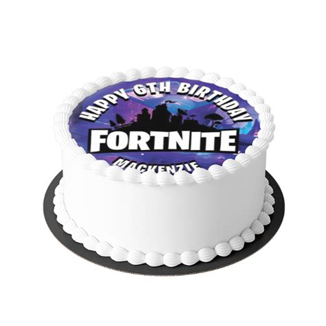 Fortnite Personalised Edible Cake Toppers