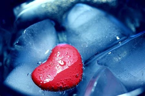 Icy Heart Stock Image Image Of Winter Shape Frozen 35830491