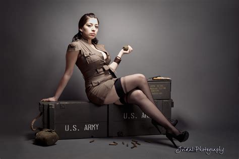 Sexy Army Girl Pin Up By Jose Vidal Photo 27541113 500px