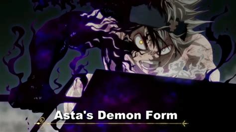 Black Clover Astas Demon Form Ost Youtube