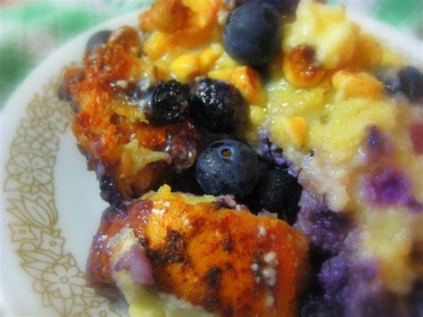 Put A Lyd On It Over The Top Blueberry Bread Pudding