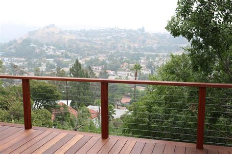 Cable run #2 — 18ft. Cable Railings for Decks Installation in Southern California | LA Decks