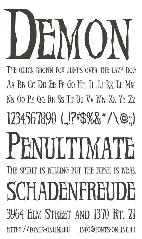 Demon Font
