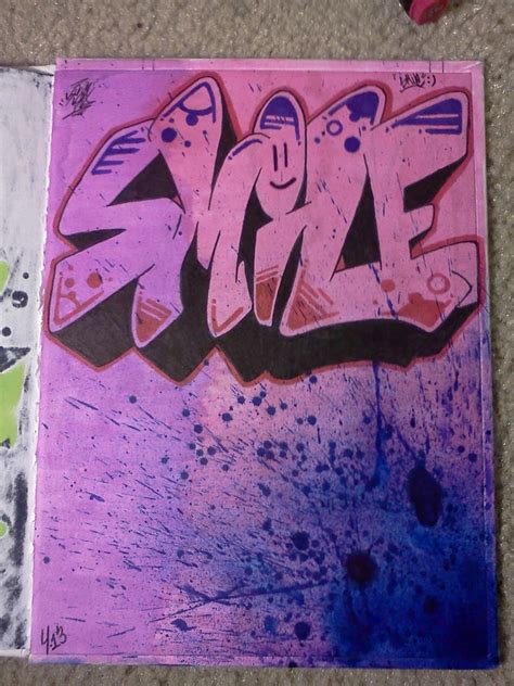 Smile Graffiti Drawing By Juicebox617 On Deviantart