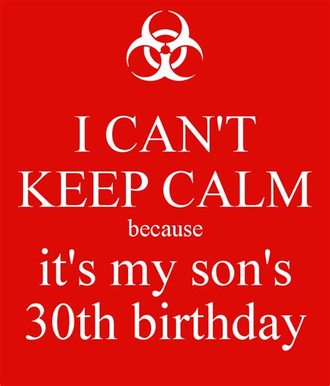 30th Birthday Quotes Happy Birthday Son 30th Birthday