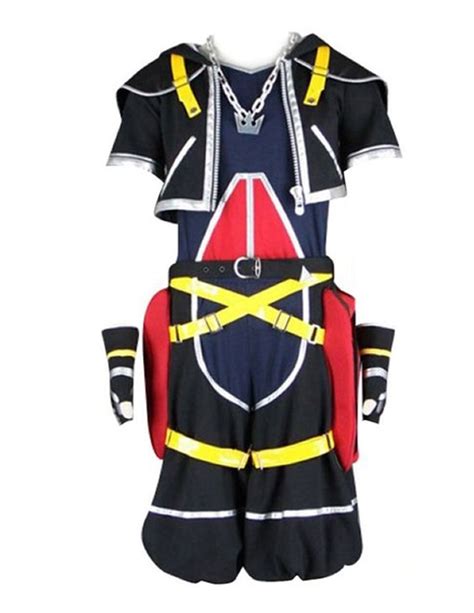 Kingdom Hearts Cosplay Costume Sora 1st Original Colour Custom Any Size