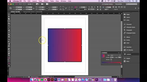 Indesign Gradient Shapes Youtube