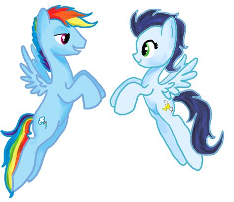 Gender Swap Rainbow Dash And Soarin By Sweetchiomlp On Deviantart