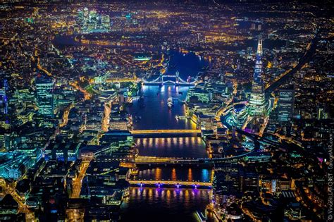 Wallpaper London City Cityscape Night Reflection Skyline