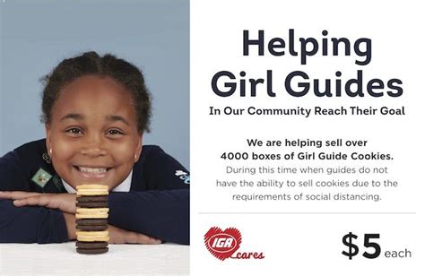 You can now get Girl Guide Cookies at IGA and Fresh St Market, who ...