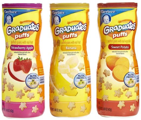 This usually happens around 8 or 9 months. Gerber Graduates Puffs - Variety Pack | Baby food and ...