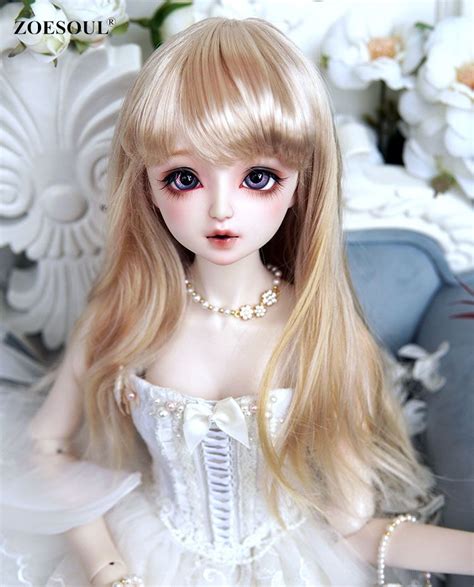 Zoesoul Popular 13 Cute Long Straight Synthetic Doll Hair Wigs For Bjd