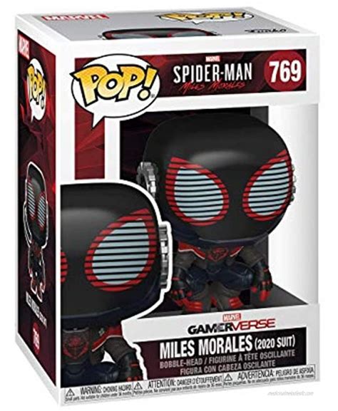 Funko Pop Games Marvels Spider Man Miles Morales Miles 2020 Suit
