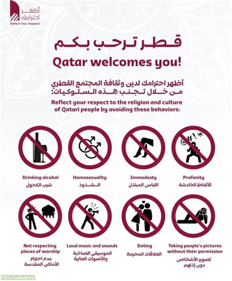 Qatar Rules For Fifa World Cup Troll Football