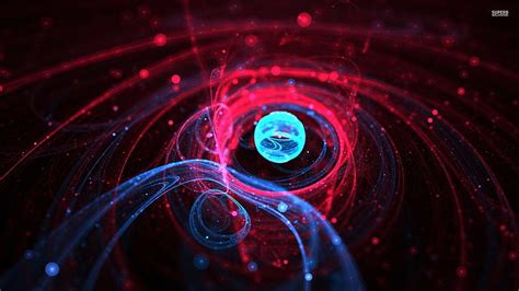 Animación átomos Electrones Luces Neutrones Nucleares órbitas