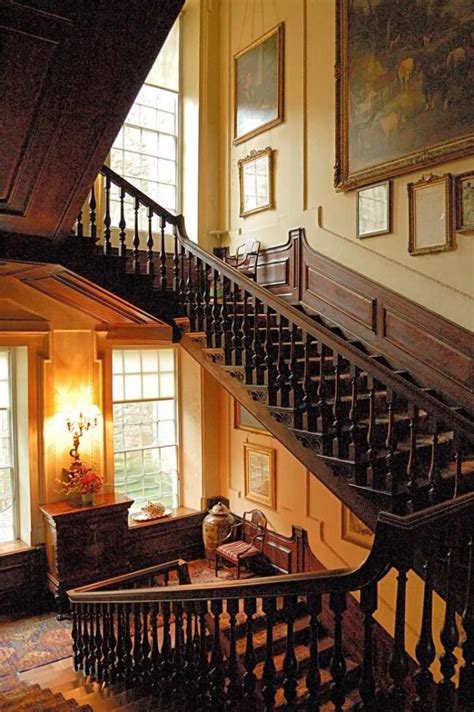 Calke Abbey Derbyshire Main Stairs English Country House Stairs