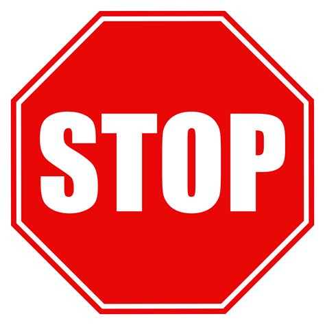 Clipart Stop Sign